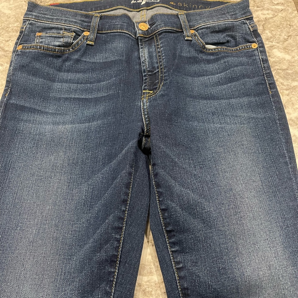 7 for all mankind size 31 the ankle skinny